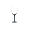 Бокал для красного вина Cabernet, 625 мл, прозрачный/синий, хрусталь, серия Fatto a Mano, Riedel, фото 