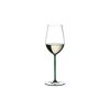 Бокал для вина Riesling/Zinfandel, 395 мл, прозрачный/зеленый, хрусталь, серия Fatto a Mano, Riedel, фото 