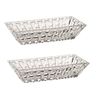 Набор тарелок Bossa Nova Bowl Rectangular 17cm Set of 2, 36 мм, хрусталь, Nachtmann, фото 