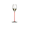 Бокал для шампанского High Performance Champagne Glass Red, красная ножка, 375 мл, 32.5 см, Riedel, фото 