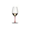 Бокал для вина Performance Riesling 623 мл, прозрачный/красный, хрусталь, серия Fatto a Mano, Riedel, фото 