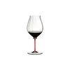 Бокал для красного вина Pinot Noir 4884/67R, 830 мл, красная ножка, серия Fatto a Mano, Riedel, фото 