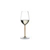Бокал для вина Riesling/Zinfandel, 395 мл, прозрачный/оранжевый, хрусталь, серия Fatto a Mano, Riedel, фото 