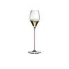 Бокал для шампанского High Performance Champagne Glass Pink, розовая ножка, 375 мл, 32.5 см, Riedel, фото 