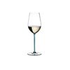 Бокал для вина Riesling/Zinfandel, 395 мл, прозрачный/бирюзовый, хрусталь, серия Fatto a Mano, Riedel, фото 