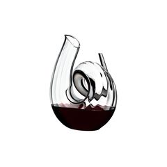 Декантер CURLY FATTO A MANO BLACK/WHITE/BLACK OPTICAL 1.4 л, 26.5 см, Riedel, фото 