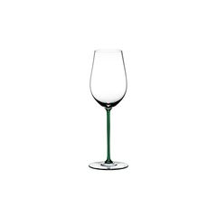 Бокал для вина Riesling/Zinfandel, 395 мл, прозрачный/зеленый, хрусталь, серия Fatto a Mano, Riedel, фото 