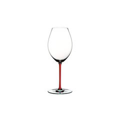 Бокал для красного вина Old World Syrah, 650 мл, прозрачный/красный, хрусталь, серия Fatto a Mano, Riedel, фото 