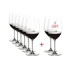 Набор бокалов Riedel Veritas Cabernet / Merlot Pay 6 Get 8, 8 шт., 7449/0, Riedel, фото 