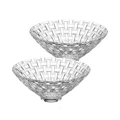 Набор чаш Bossa Nova Bowl deep 15 cm Set/2, 2 шт., 150 мм, хрусталь, Nachtmann, фото 