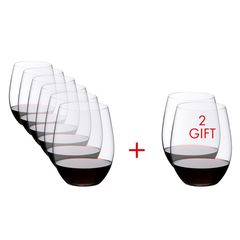 Набор стаканов O Wine Tumbler Pay 6 Get 8 Value Gift Pack Cabernet / Merlot, 8 шт., 600 мл, 5414/80, Riedel, фото 