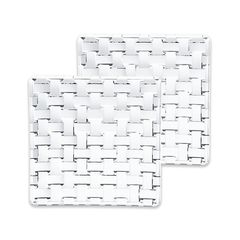 Набор из 2-х квадратных тарелок BOSSA NOVA, размер: 14 х 14 см, материал: бессвинцовый хрусталь, 101907, NACHTMANN, Германия, фото 