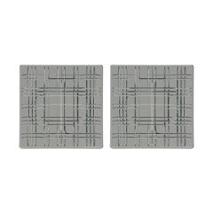 Набор блюд SQUARE 2 шт. квадратных 21х21 см, бессвинцовый хрусталь дымчатый, Nachtmann, фото 