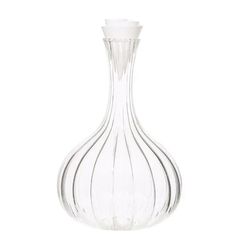 Carafe Lignes & Bouchon Corolle, Декантер 1500 мл, D17 см, H25 см, хрустальное стекло, ручная работа, Франция, L'Atelier du Vin, фото 