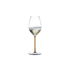 Бокал для шампанского Champagne, 445 мл, прозрачный/оранжевый, хрусталь, серия Fatto a Mano, Riedel, фото 