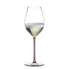 Бокал для шампанского Champagne, 445 мл, прозрачный/сиреневый, хрусталь, серия Fatto a Mano, Riedel, фото 