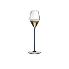 Бокал для шампанского High Performance Champagne Glass 4994/28D, темно-синяя ножка, 375 мл, Riedel, фото 
