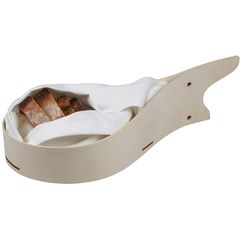 Boîte + Sac à Pain, Корзинка для хлеба, березовая фанера, сумка ​​из полиэстера и хлопка, Франция, L'Atelier du Vin, фото 