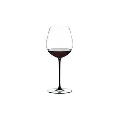 Бокал для красного вина Old World Pinot Noir, 705 мл, прозрачный/черный, хрусталь, серия Fatto a Mano, Riedel, фото 