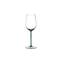 Бокал для вина Riesling/Zinfandel, 395 мл, прозрачный/зеленый, хрусталь, серия Fatto a Mano, Riedel, фото 