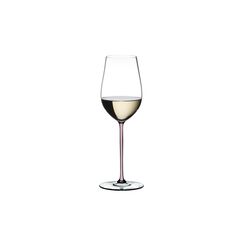 Бокал для вина RIESLING/ZINFANDEL с розовой ножкой, 395 мл, 25 см, хрусталь, серия Fatto a Mano, Riedel, фото 