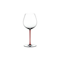 Бокал для красного вина Old World Pinot Noir, 705 мл, прозрачный/красный, хрусталь, серия Fatto a Mano, Riedel, фото 