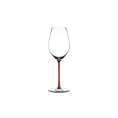Бокал для шампанского Champagne, 445 мл, прозрачный/красный, хрусталь, серия Fatto a Mano, Riedel, фото 