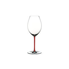 Бокал для красного вина Old World Syrah, 650 мл, прозрачный/красный, хрусталь, серия Fatto a Mano, Riedel, фото 