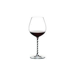 Бокал для красного вина Old World Pinot Noir, 705 мл, прозрачный/черный, хрусталь, серия Fatto a Mano, Riedel, фото 
