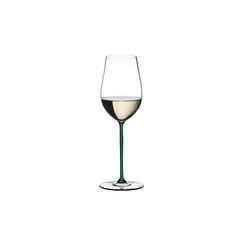Бокал для вина Riesling/Zinfandel, 395 мл, прозрачный/зеленый, хрусталь, серия Fatto a Mano, Riedel, фото 