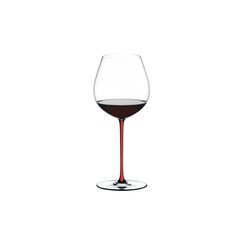 Бокал для красного вина Old World Pinot Noir, 705 мл, прозрачный/красный, хрусталь, серия Fatto a Mano, Riedel, фото 