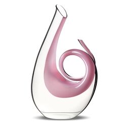 Декантер для красного вина CURLY PINK MAGNUM, ручная работа, объем: 2880 мл, высота: 35,6 см, материал: хрусталь, 2011/26, Riedel, Австрия, фото 
