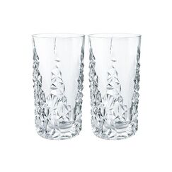 Набор высоких стаканов Sculpture Longdrink Set/2, 2 шт., 420 мл, хрусталь, Nachtmann, фото 