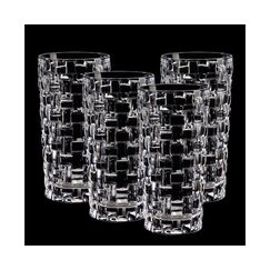 Набор высоких стаканов Bossa Nova Longdrink Set/4, 4 шт., 395 мл, хрусталь, Nachtmann, фото 
