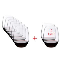 Набор стаканов O Wine Tumbler Pay 6 Get 8 Value Gift Pack Cabernet / Merlot, 8 шт., 600 мл, 5414/80, Riedel, фото 