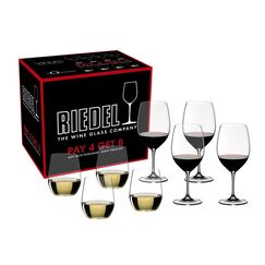 Набор бокалов Vinum Pay 4 Get 8 Value Gift Pack Cabernet Sauvignon/Merlot (Bordeuaux), 8 шт., 5416/59, Riedel, фото 