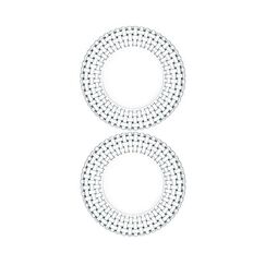 Набор тарелок (set of 2 plate) Bossa Nova, 23 см, 2 шт., бессвинцовый хрусталь, Nachtmann, фото 