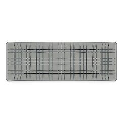 Блюдо SQUARE, прямоугольное, размер: 42 см, материал: хрусталь, цвет: серый, 101453, NACHTMANN, Германия, фото 