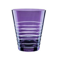 Набор стаканов низких Sixities Rondo Violet 310 мл, 2 шт., фиолетовые, бессвинцовый хрусталь, Nachtmann, фото 