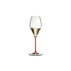 Бокал для шампанского Champagne 4884/28R, 375 мл, красная ножка, серия Fatto a Mano, Riedel, фото 