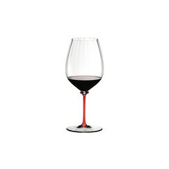 Бокал для красного вина Cabernet 4884/0R, 834 мл, красная ножка, серия Fatto a Mano, Riedel, фото 