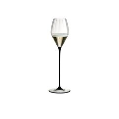 Бокал для шампанского High Performance Champagne Glass  Black, черная ножка, 375 мл, 32.5 см, Riedel, фото 