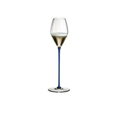 Бокал для шампанского High Performance Champagne Glass 4994/28D, темно-синяя ножка, 375 мл, Riedel, фото 