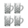 Набор из 4 кружек для горячих напитков HOT BEVERAGES, 250 мл, хрустальное стекло, Nachtmann, фото Набор из 4 кружек для горячих напитков HOT BEVERAGES, 250 мл, хрустальное стекло, Nachtmann, фото