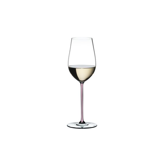 Бокал для вина RIESLING/ZINFANDEL с розовой ножкой, 395 мл, 25 см, хрусталь, серия Fatto a Mano, Riedel, фото 