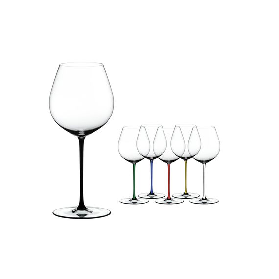 Бокал для красного вина Old World Pinot Noir, 705 мл, прозрачный/черный, хрусталь, серия Fatto a Mano, Riedel, фото , изображение 4