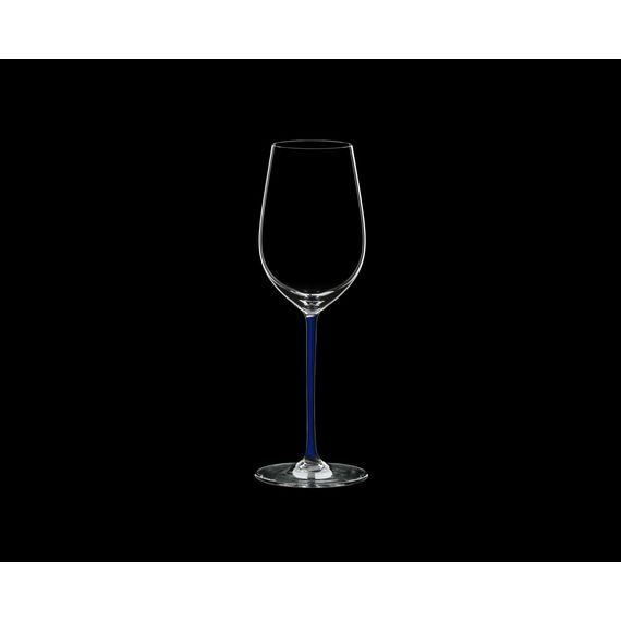 Бокал для вина Riesling/Zinfandel, 395 мл, прозрачный/синий, хрусталь, серия Fatto a Mano, Riedel, фото , изображение 7