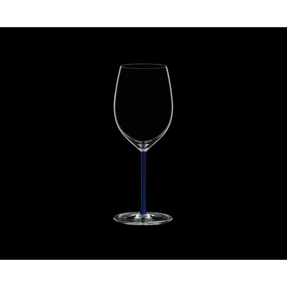 Бокал для красного вина Cabernet, 625 мл, прозрачный/синий, хрусталь, серия Fatto a Mano, Riedel, фото , изображение 4