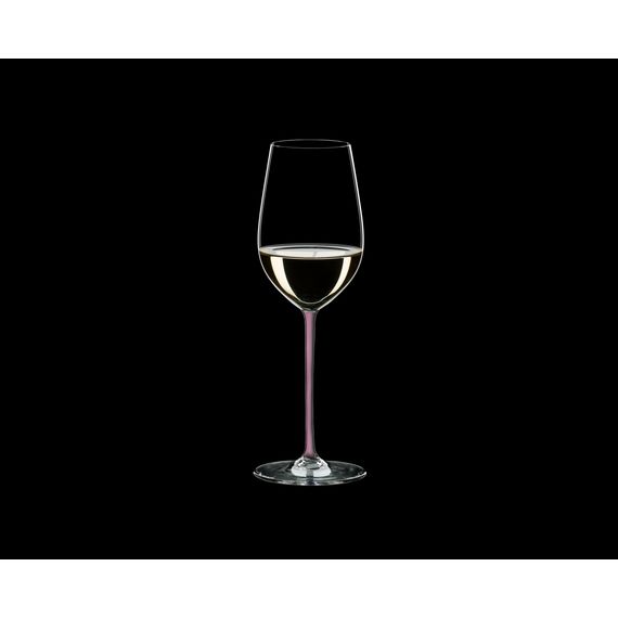 Бокал для вина RIESLING/ZINFANDEL с розовой ножкой, 395 мл, 25 см, хрусталь, серия Fatto a Mano, Riedel, фото , изображение 5