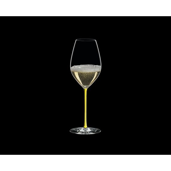 Бокал для шампанского Champagne, 445 мл, прозрачный/желтый, хрусталь, серия Fatto a Mano, Riedel, фото , изображение 4